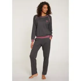Vivance Dreams by Lascana Pyjama Set, 2 tlg. mit dekorativen Flatlock-Nähten in Neonfarben Vivance Dreams by Lascana Pyjama Set, 2 tlg. mit dekorativen Flatlock-Nähten in Neonfarben