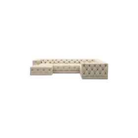 7-Sitzer Design Echtleder Panorama-Sofa „Malika XXL“ Echtleder Beige BLOOMINGLOFT Collection 7-Sitzer Design Echtleder Panorama-Sofa „Malika XXL“ Echtleder Beige BLOOMINGLOFT Collection
