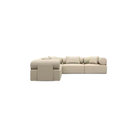 5-Sitzer Design Echtleder Ecksofa „Valora“ Echtleder Beige BLOOMINGLOFT Collection 5-Sitzer Design Echtleder Ecksofa „Valora“ Echtleder Beige BLOOMINGLOFT Collection