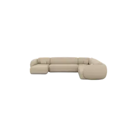 7-Sitzer Design Echtleder Panorama-Sofa „Avella XXL“ Echtleder Beige BLOOMINGLOFT Collection 7-Sitzer Design Echtleder Panorama-Sofa „Avella XXL“ Echtleder Beige BLOOMINGLOFT Collection