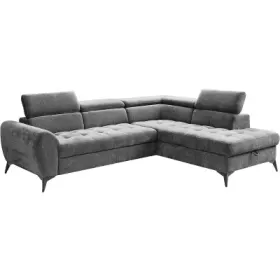 Ecksofa DEEN Polyester grau