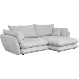 Ecksofa PLAY Stoff hellgrau