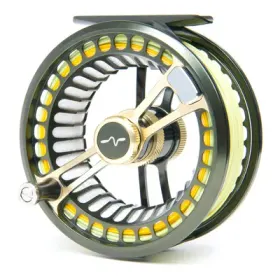 Guideline Fario LW Dark Grey Green/Gold - Fliegenrolle Guideline Fario LW Dark Grey Green/Gold - Fliegenrolle