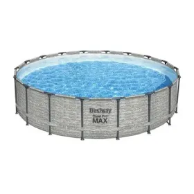 Bestway Steel Pro MAX Aufstellpool Kompl ett-Set mit Filterpumpe 549 x 122 cm - grau Bestway Steel Pro MAX Aufstellpool Kompl ett-Set mit Filterpumpe 549 x 122 cm - grau