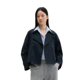 Marc OPolo Kurzjacke Trenchjacke relaxed aus Organic Cotton-Twill