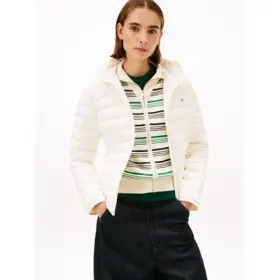 Tommy Hilfiger Steppjacke "STRETCH NYLON LW DOWN JACKET" mit Kapuze