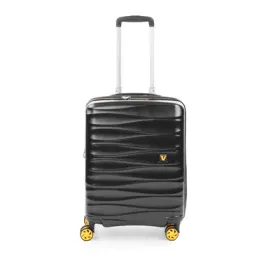 Stellar Carry-On Trolley erweiterbar Schwarz