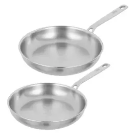 CULINARY FIVEPLY Bratpfannen Set unbeschichtet Ø 24 + 28 cm