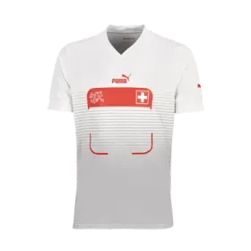 Schweiz Auswärts Authentic Trikot WM - 2022-23 Schweiz Auswärts Authentic Trikot WM - 2022-23