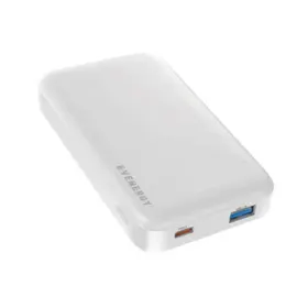 Powerbank 10000mAh, White, USB + USB-C