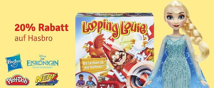 20% Rabatt auf Hasbro bei myToys!