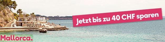 Bis 40 CHF sparen bei Neckermann Reisen