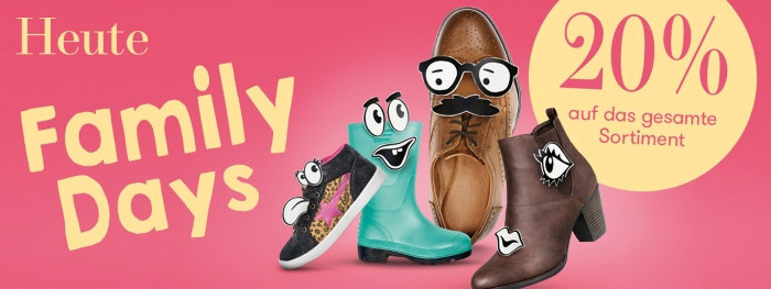 20% Rabatt bei Vögele Shoes