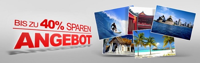 Hotels.com bis zu 40% sparen Angebot