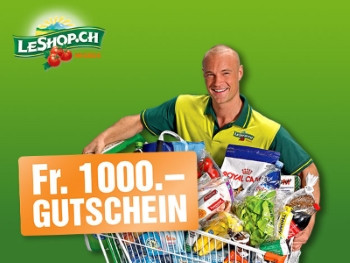 Fr. 1000.- Gutschein für LeShop