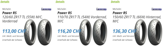 Das Angebot von MotorradreifenDirekt