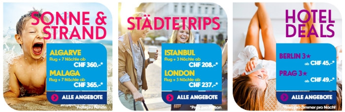 Ebookers Angebote: Sonne, Strand, Städtetrips und Hotel Deal