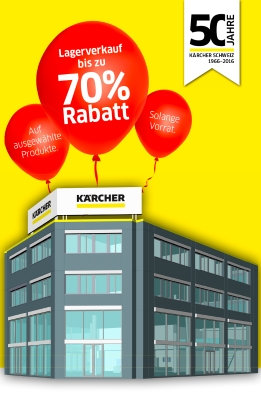 70% Rabatt bei Kärcher