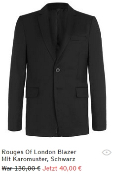 Blazer mit Karomuster stark reduziert