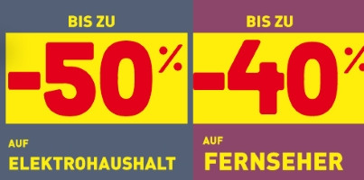Bis zu 50% Rabatt bei Conforama
