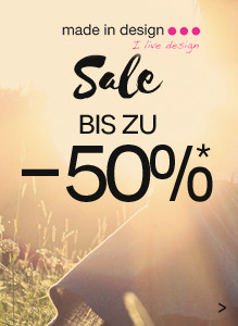 made in design Sale: bis zu 50% Rabatt