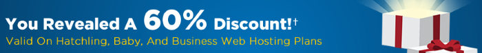 60% Discount bei Hostgator