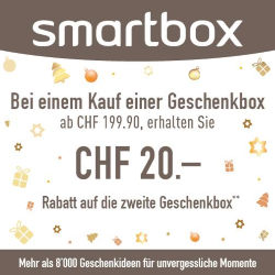 Smartbox CHF 20.- Gutschein