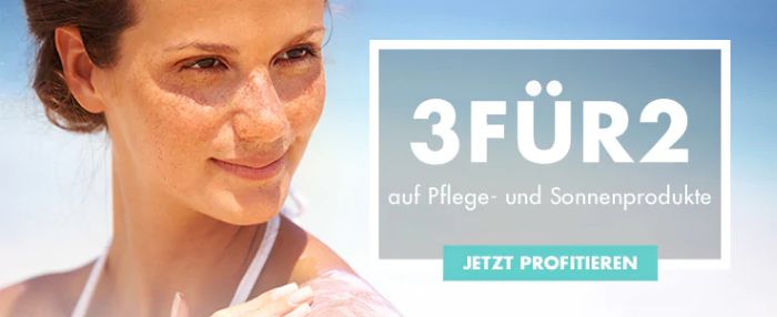 Marionnaud: 3 für 2 auf Pflege und Sonnenprodukte