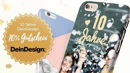 10% Gutschein bei DeinDesign