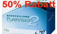 50% rabatt auf PureVision 2 von Bausch + Lomb bei McLinsen