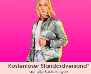 Kostenloser Standardversand bei Missguided