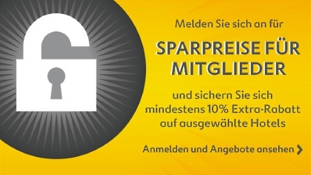 Expedia.ch - Sparpreise für Mitglieder: 10% Extra-Rabatt