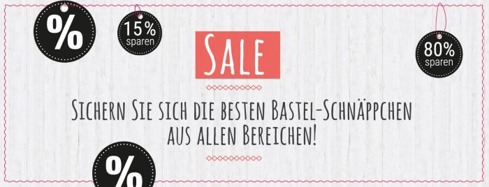 VBS Sale - Sichern Sie sich die besten Bastel-Schnäppchen aus allen Bereichen