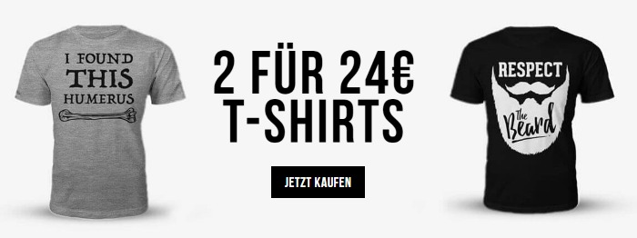 2 für 24€ T-Shirts