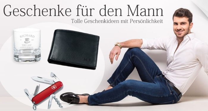 Geschenke für den Mann bei DeineGravur.ch