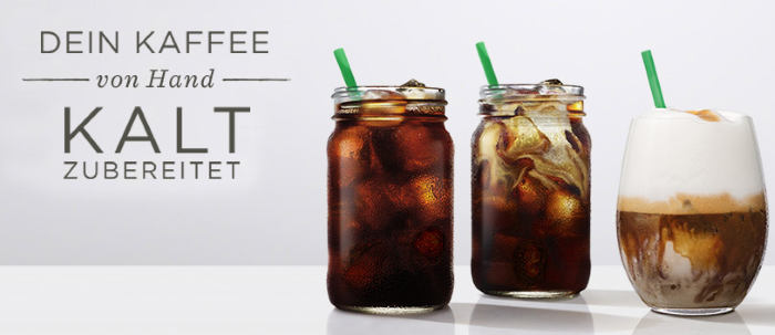 Dein Kaffe von Hand kalt zubereitet - STarbucks