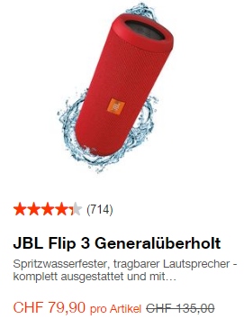 JBL Flip 3 reduziert