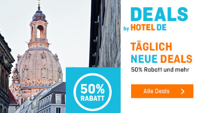 Täglich neue Deals - 50% Rabatt und mehr bei Hotel Info