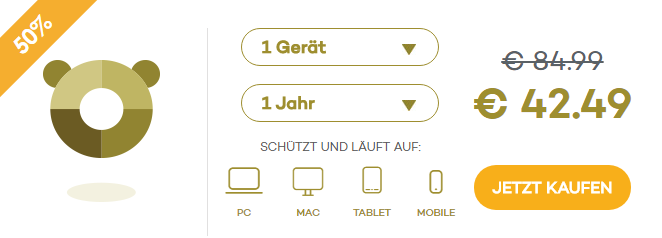 50% Rabatt bei Panda Security