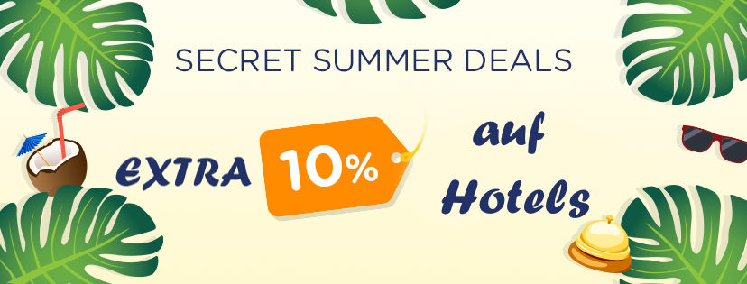 Extra 10% auf Hotels bei Amoma.com