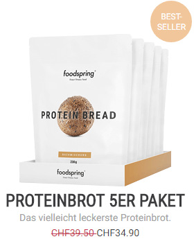 Proteinbrot 5er Paket - Foodspring Rabatt