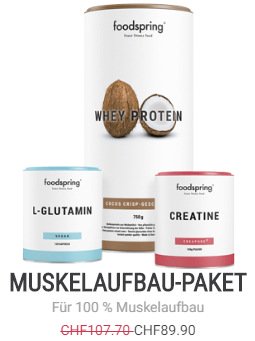 Muskelaufbau Paket reduziert