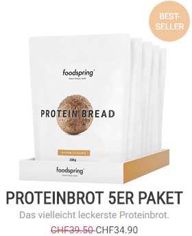 Proteinbrot 5er Paket - Foodspring Rabatt