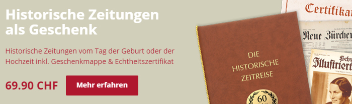 Historische Zeitungen bei Historia.ch
