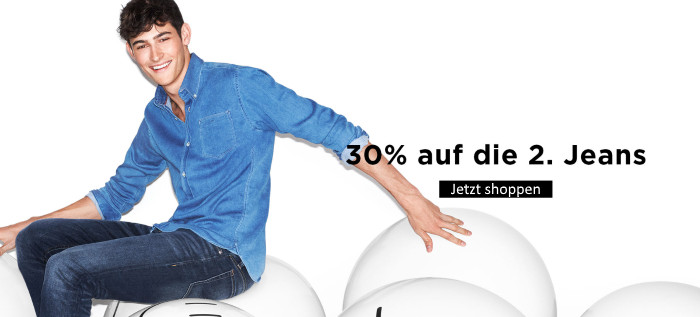 30% Rabatt bei Jack & Jones