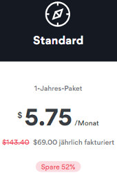 52% Rabatt bei NordVPN