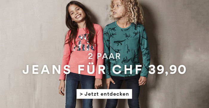 2 paar Jeans für nur CHF 39.90-