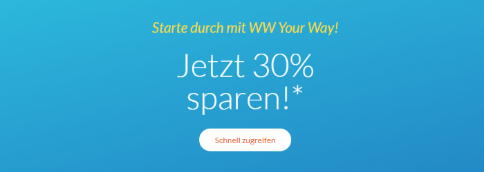 Jetzt 30% sparen mit Weight Watchers