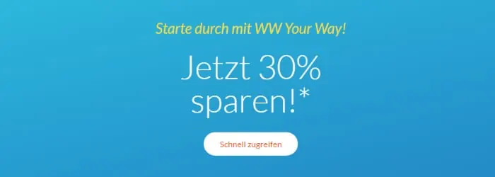 Jetzt 30% sparen mit Weight Watchers