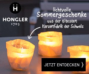Hongler Kerzen - lichvolle Sommergeschenke aus der ältesten Kerzenfabrik der Schweiz